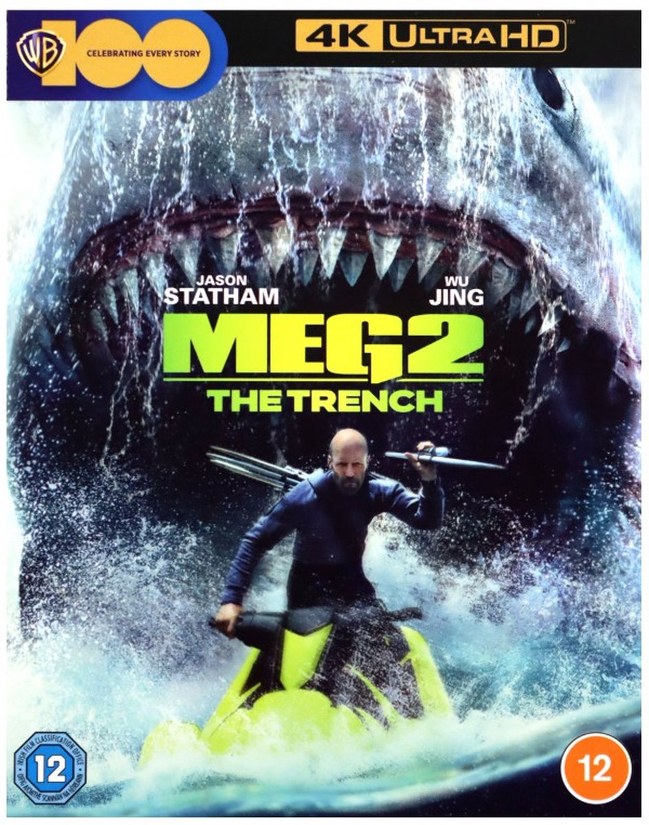 Meg 2: The Trench [Blu-Ray 4K], Jason Statham | Dvds | bol
