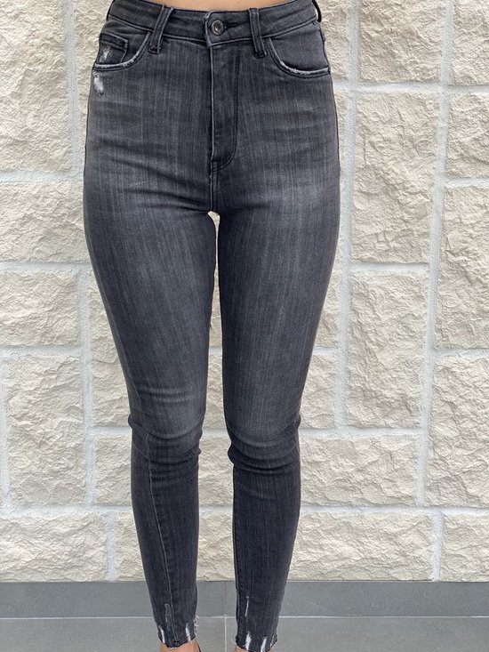 Dames Jeans Grey - Skinny - Maat L