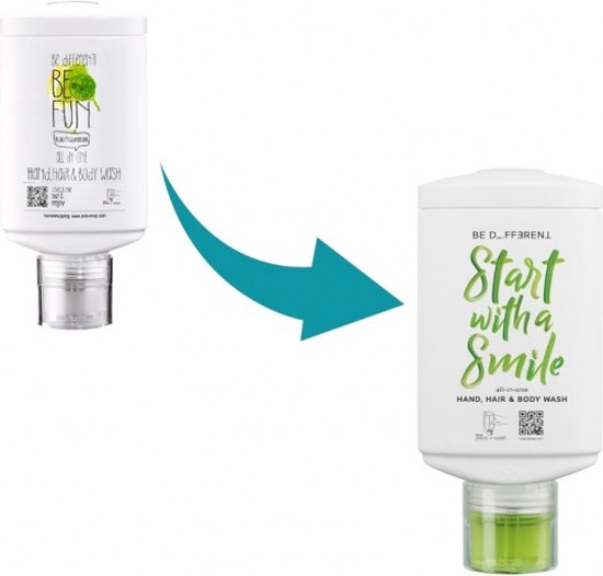 Haar, Hand en Lichaam Was Gel 3 in 1