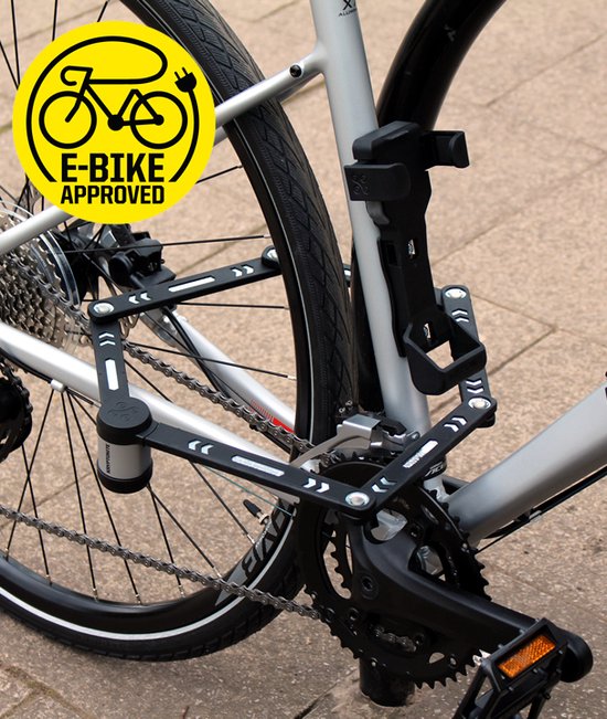 Kryptonite Kryptolok 610 S Vouwslot met Houder - Vouwslot Fiets - 100 cm lang - Zwart van Kryptonite — afbeelding 5