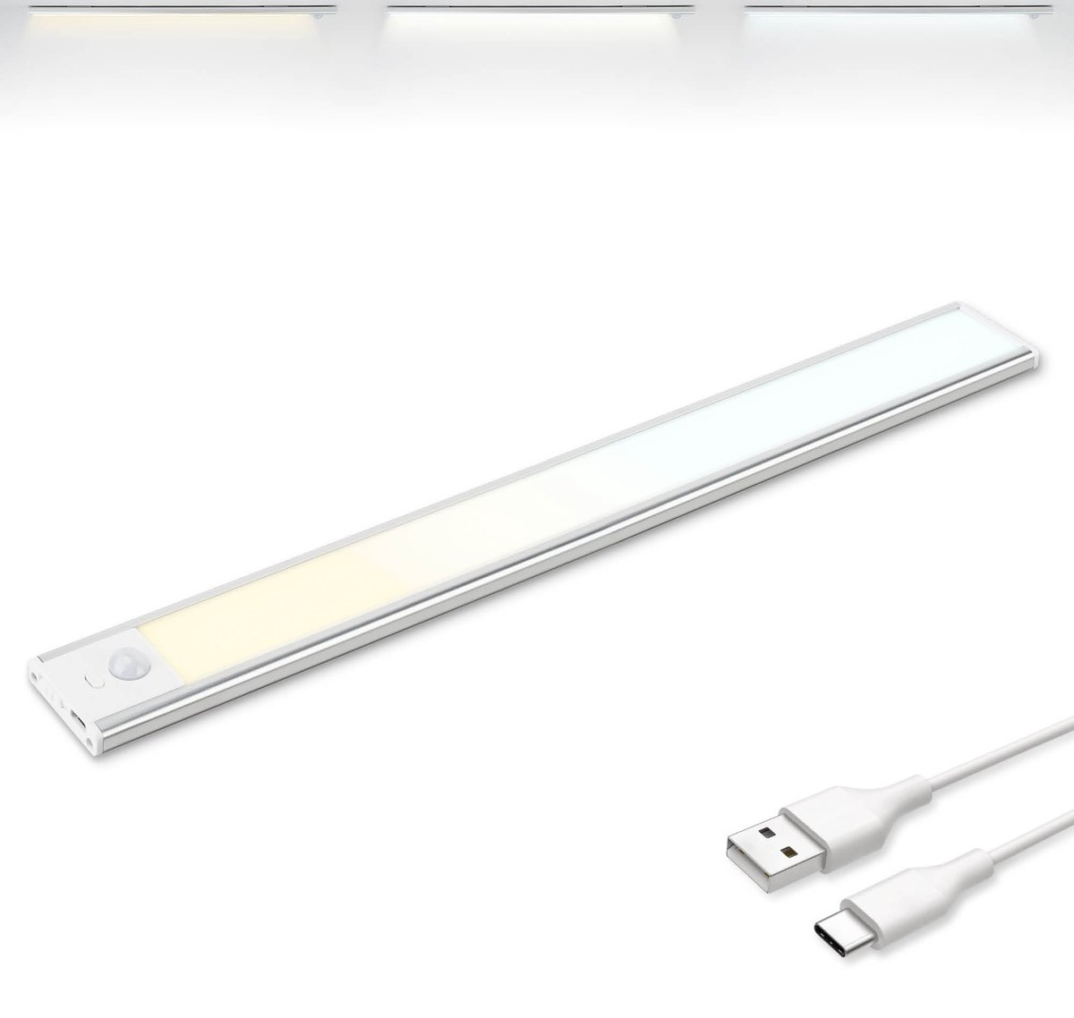 Acheter Lampe de penderie à Détecteur de Mouvement - Rechargeable USB  Température Blanc chaud - 3000K