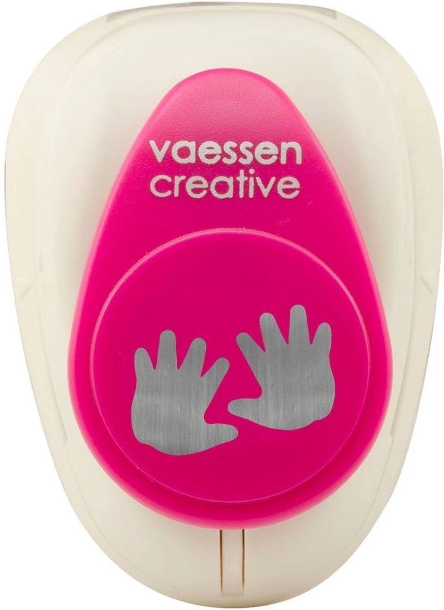 Vaessen Creative Pons - Figuurpons - Babyhandjes - 1,7 x 2,3 cm