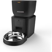 Hozard® Smart Pet Feeder - Voerautomaat - 1080P Camera - Smart App - Voerbak Hond - Voerdispenser Kat - 4L - Zwart