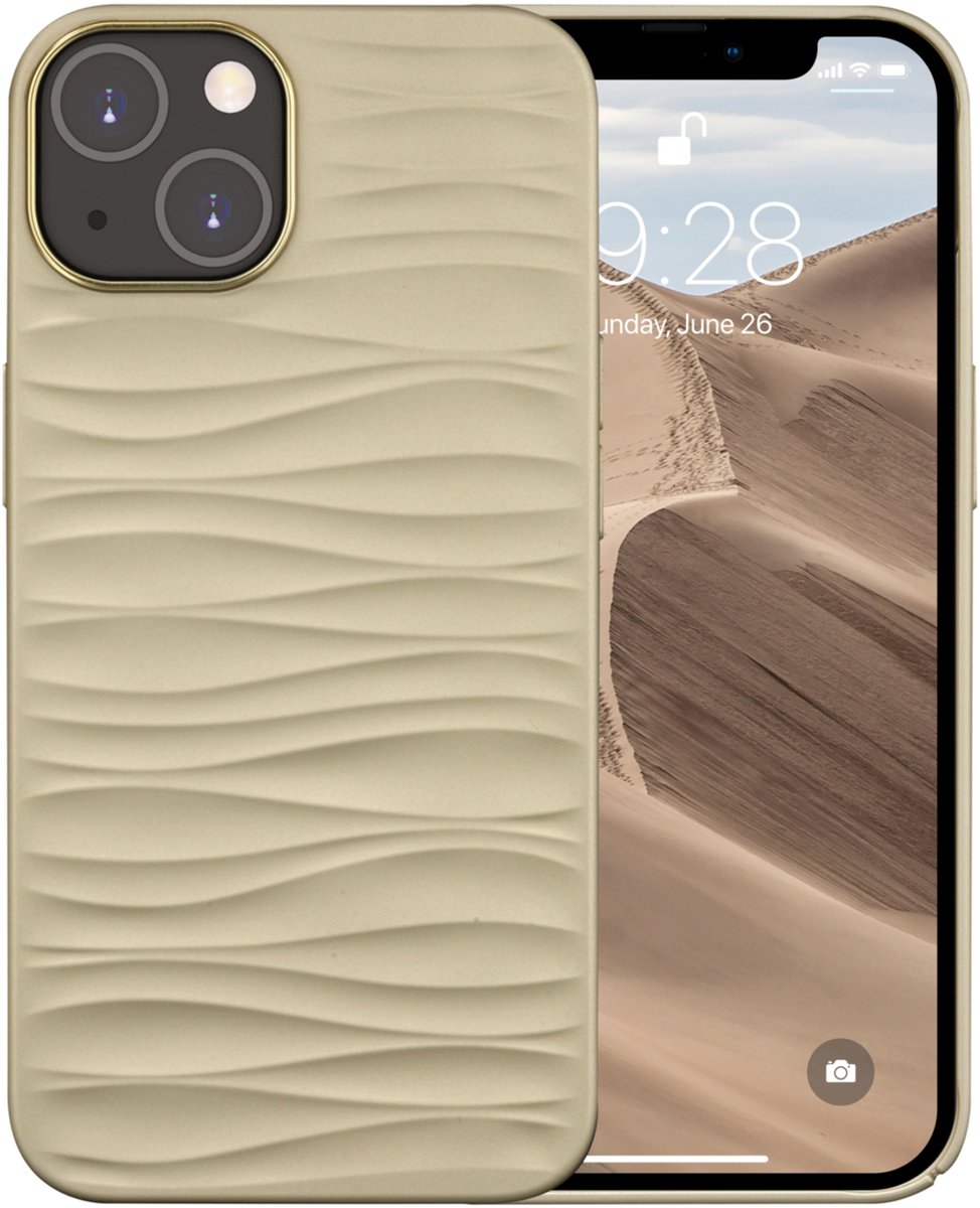 dbramante1928 Dune hoesje geschikt voor iPhone 14 - Zand