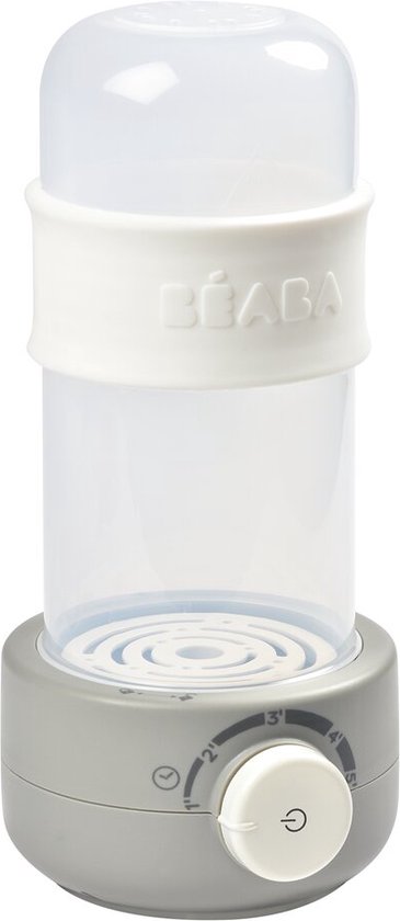 Flessenwarmer - Béaba Baby Milk Second Flesverwarmer op stoom Grey