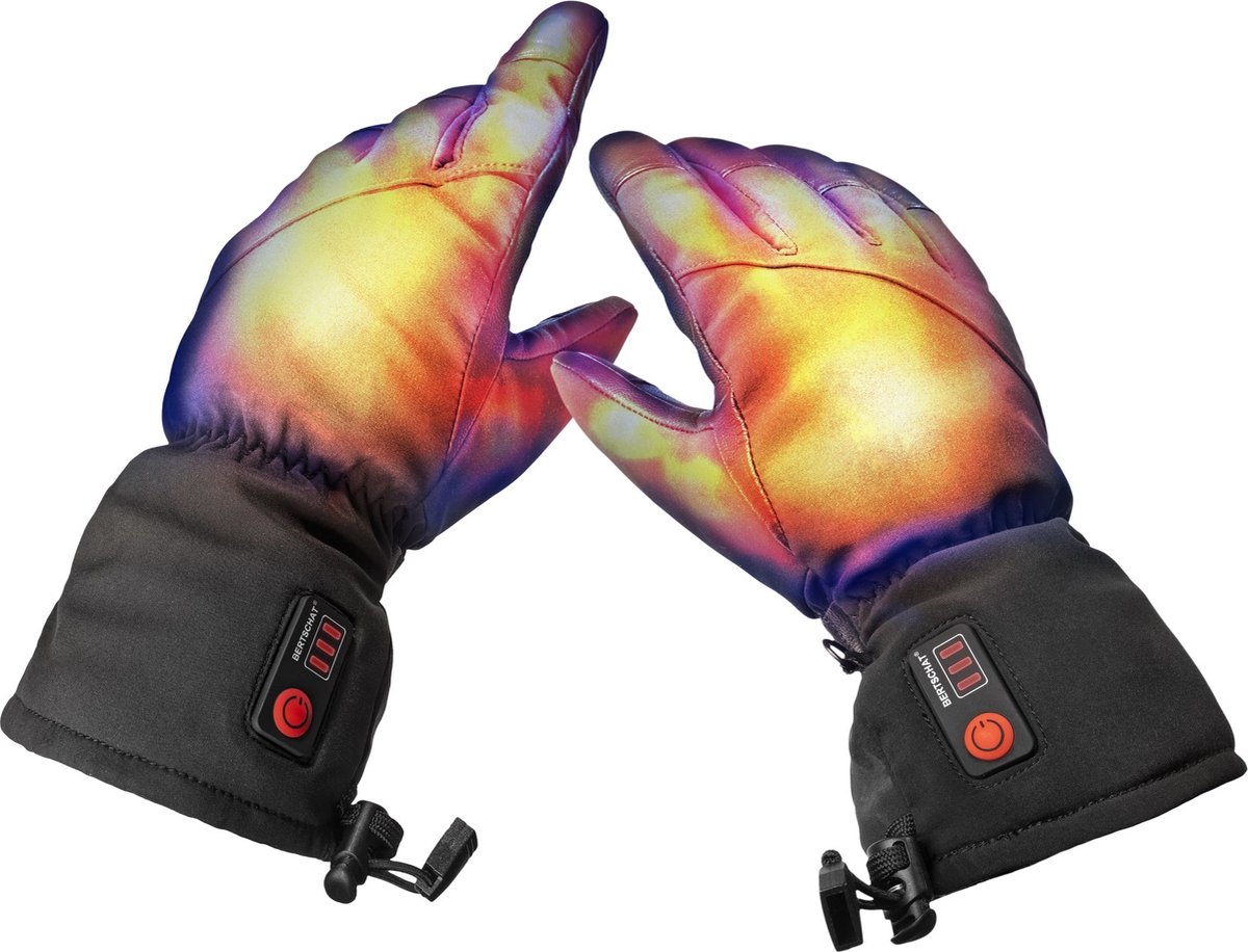 Verwarmde Handschoenen PRO | Elektrische Handschoenen | 3XL | Zwart | USB | Met krachtige 3.800 mAh