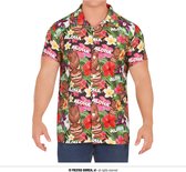 Guirca - Hawaii & Carribean & Tropisch Kostuum - Aloha Hallo Hawaii Blouse Man - Multicolor - Maat 52-54 - Carnavalskleding - Verkleedkleding