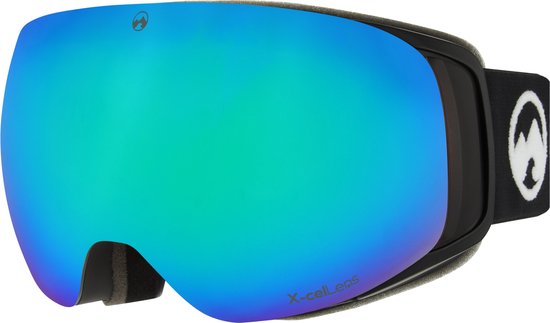 MowMow GRAVITY Skibril + Extra Lens – Magnetisch – Bio-Frame - R-Strap - UV400 - Unisex
