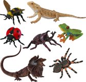 Collecta Set insecten- en hagedisfiguren, insectenfiguren 3+