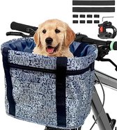 Gratyfied- Fietsmand Hond- Bicycle Basket Dog- Hondenmand Fiets- Dog basket Bicycle- Fietsmand Hond Voorop- Bicycle basket with dog in front