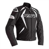 RST Tractech Evo 4 Ce Mens Textile Jacket Black White 44 - Maat - Jas