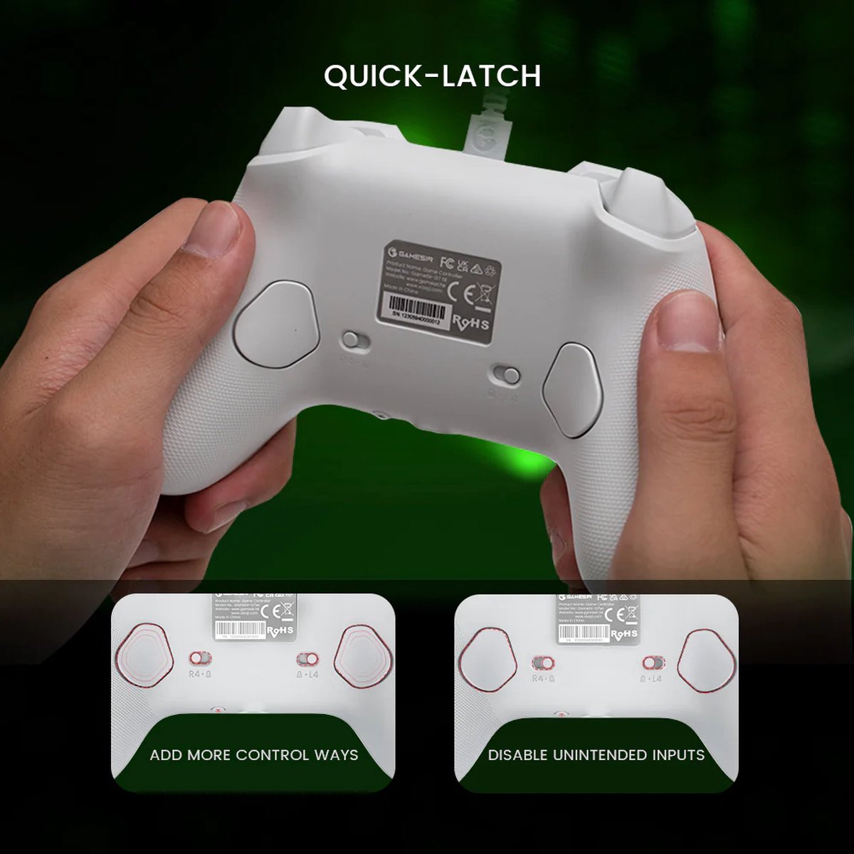 Gamesir G7 SE - Bedrade Controller - Wit thumbnail 5