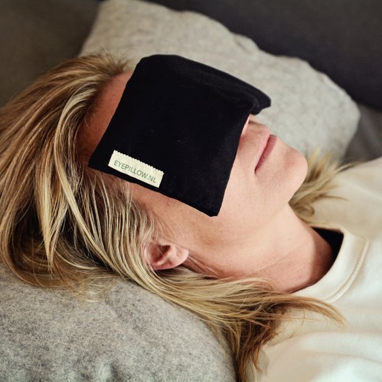 Eyepillow black cotton. Rozenkwarts van Merkloos — afbeelding 2