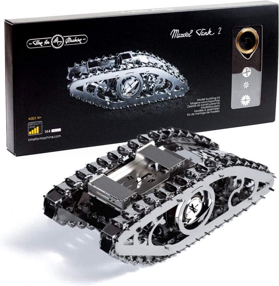 Time For Machine Modelbouwset Marvel Tank Staal 140-delig