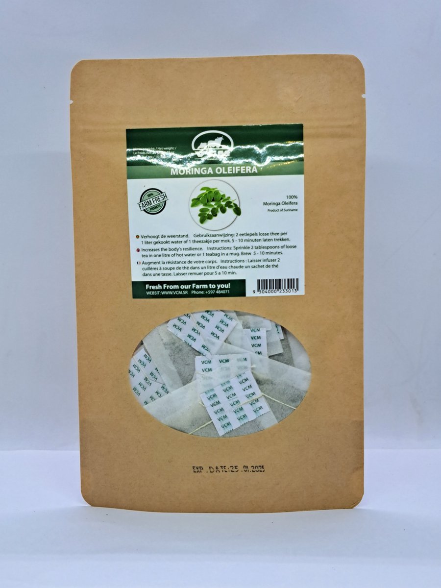 Moringa Oleifera theezakjes 15 stuks 25g bio