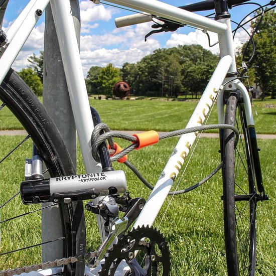 Kryptonite KryptoLok Mini-7 Beugelslot Fiets - ART-2 Slot - Beugelslot Elektrische Fiets - 17,8x8,2 cm– Staal - Zwart van Kryptonite — afbeelding 5
