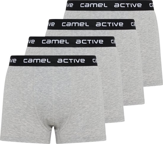 camel active Boxershorts in een pak van 4 - Maat menswear-3XL - Grijs