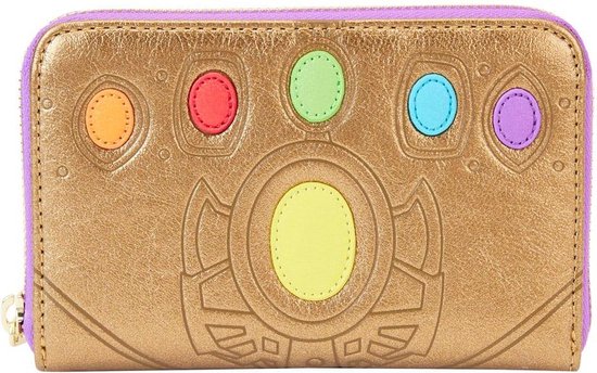 Loungefly The Avengers - Portefeuille femme Shine Thanos Gauntlet - Doré