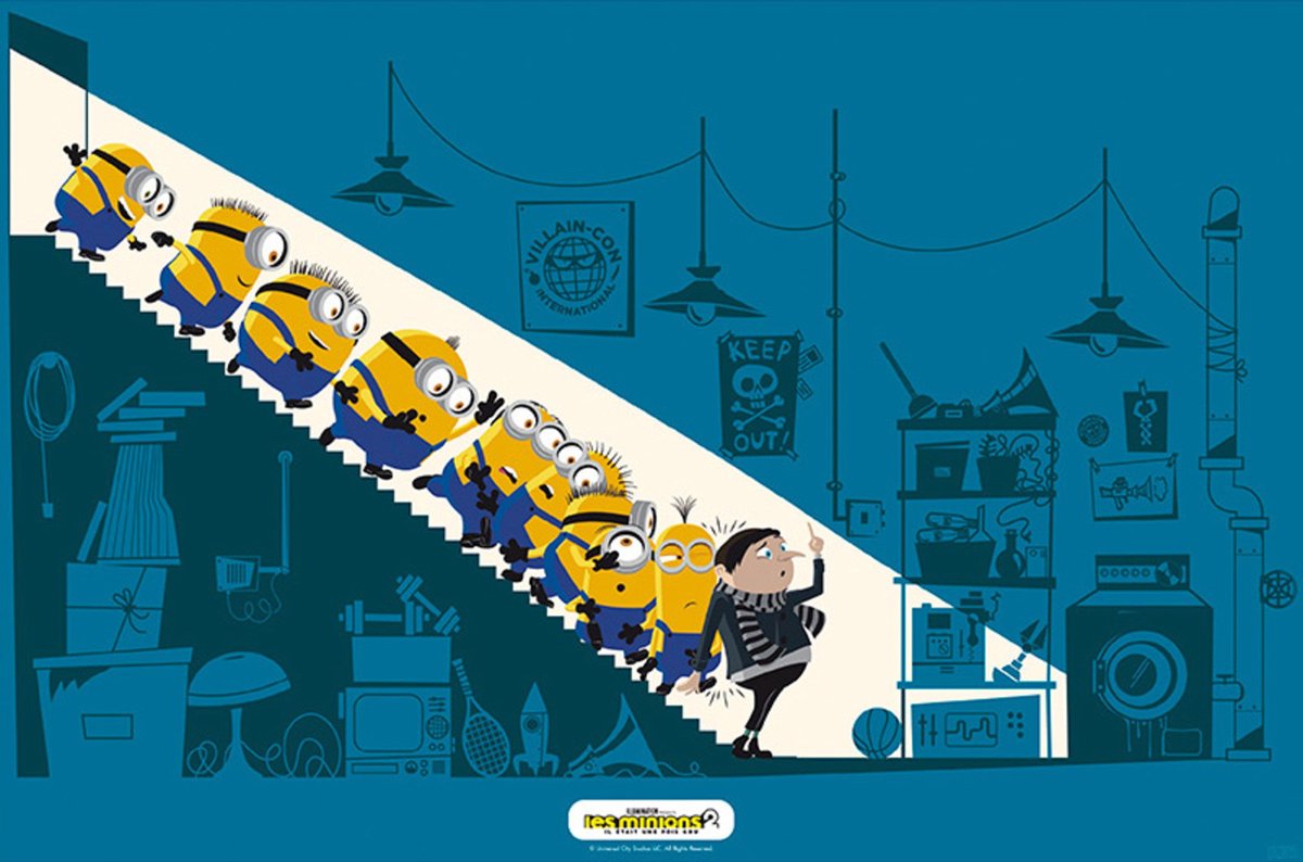 ABYSTYLE Poster Minions - The Rise of Gru 91,5x61cm Divers
