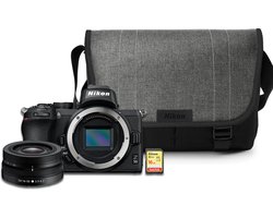 Nikon Z50 - Systeemcamera - + NIKKOR Z 16-50mm lens + Cameratas + 16GB geheugenkaart Nikon Z50 - Systeemcamera - + NIKKOR Z 16-50mm lens + Cameratas + 16GB geheugenkaart
