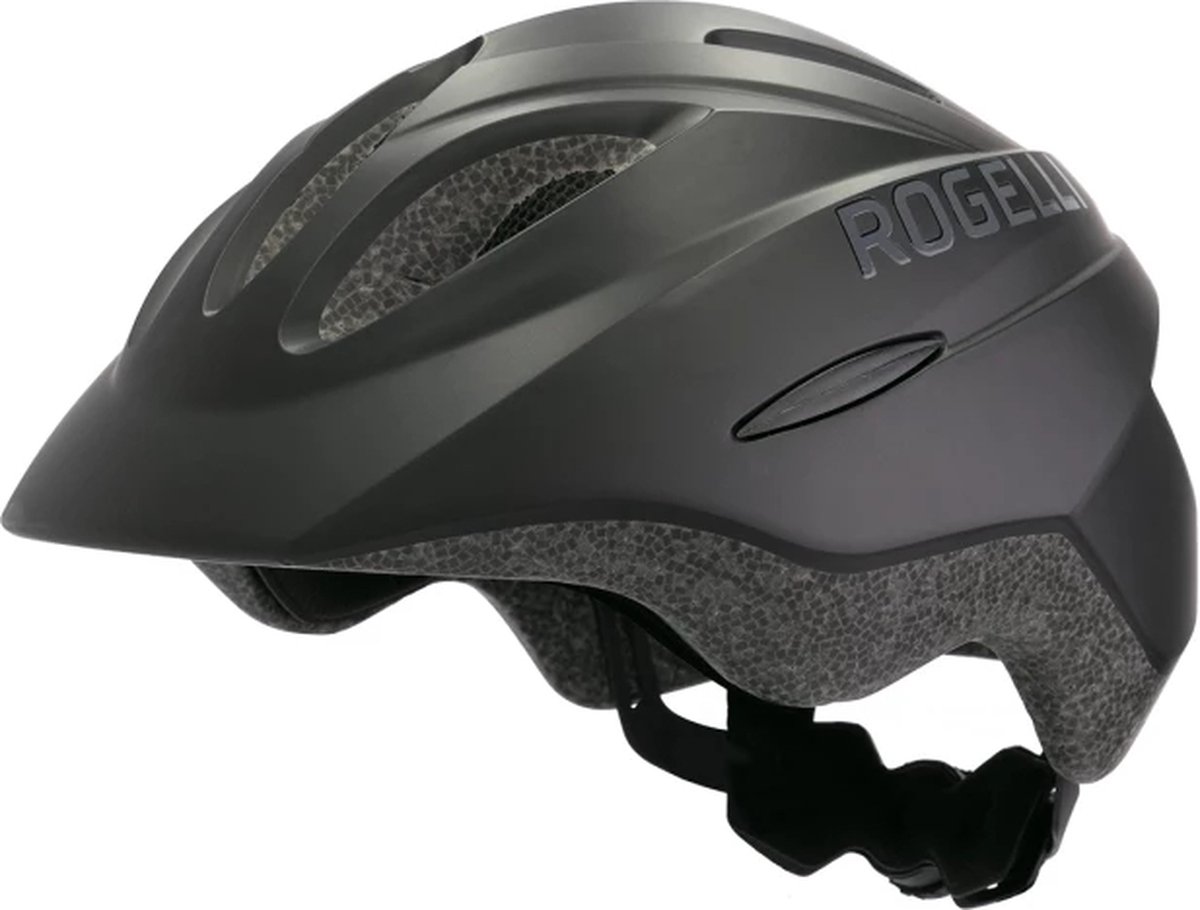 Rogelli Start Fietshelm - Sporthelm - Helm Kinderen - Zwart - Maat S/M - 48-52 cm