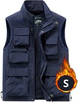 Livano Leger Vest - Airsoft Kleding - Tactical Vest - Paintball - Airsoft Gear - Indoor & Outdoor Airsoft Accesoires - Marineblauw - Maat S