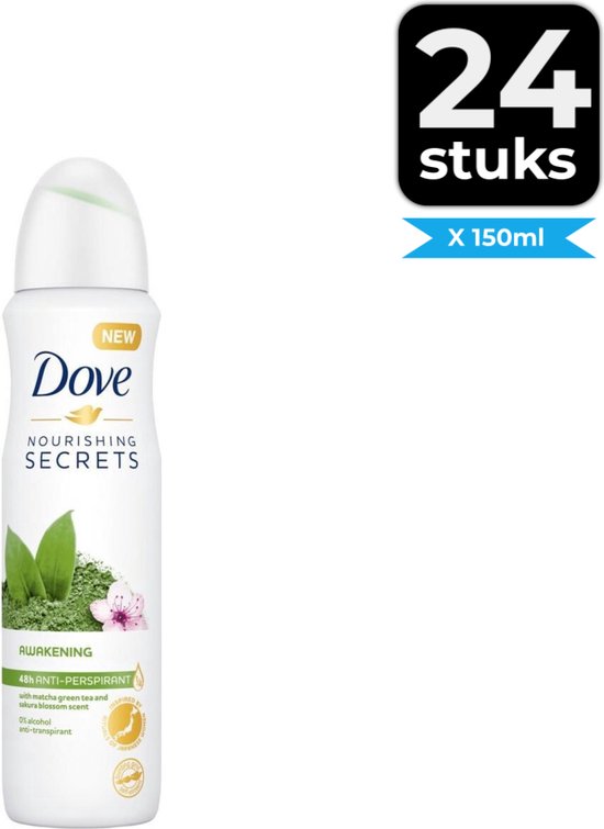 Dove Deospray Awakening Ritual Green Tea 150ml Voordeelverpakking