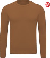 Livano Thermokleding - Thermoshirt - Thermo - Voor Heren - Shirt - Bruin - Maat M