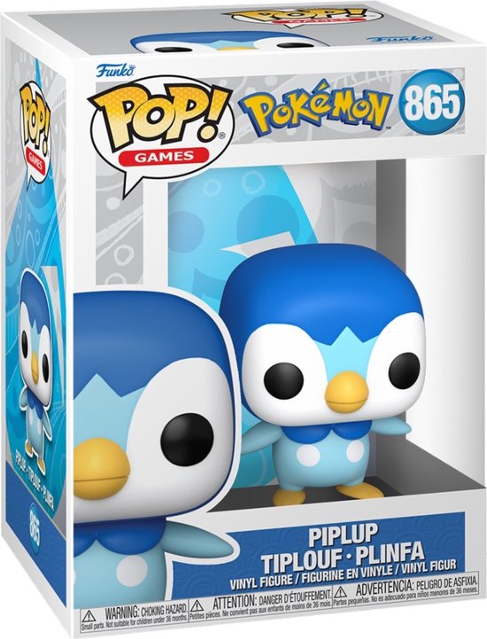 Pop Games: Pokémon Piplup - Funko Pop #865