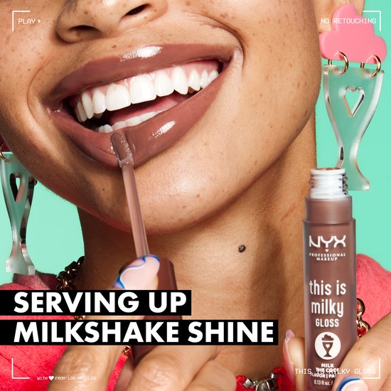 NYX Professional Makeup This Is Milky Gloss - Malt Shake - Lipgloss - 4 ml - NYX Professional Makeup