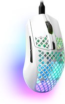 SteelSeries Aerox 3 (2022 Edition) - Bedrade Gaming Muis - Snow/Wit