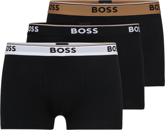 HUGO BOSS Power trunks (3-pack) - heren boxers kort - multicolor - Maat: