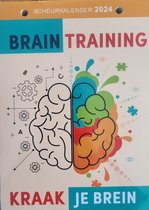 Scheurkalender Braintraining 2024 - Kalender Kraak je brein - Hersenkrakers - gebruik je hersens slim