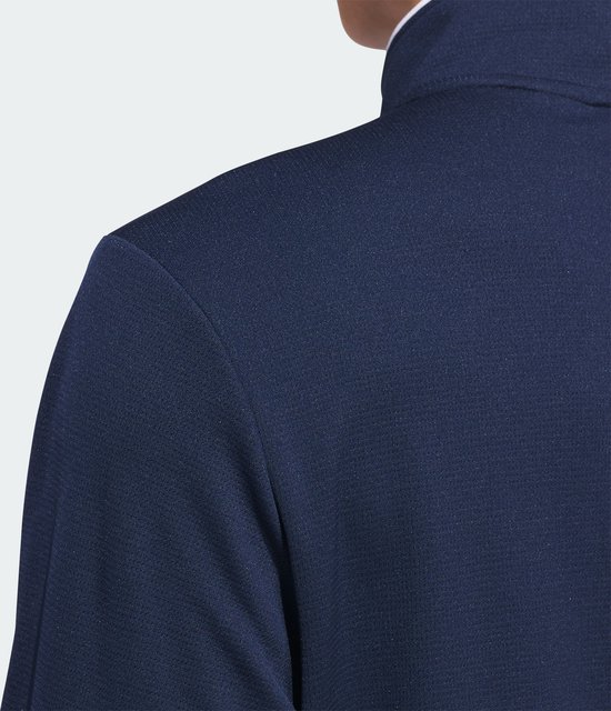 adidas Performance Lichtgewicht Top met Halflange Rits - Heren - Blauw- M van adidas — afbeelding 3