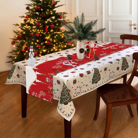 Chemin de table de Noël 183 x 33 cm Joyeux Noël Décoration de table ...