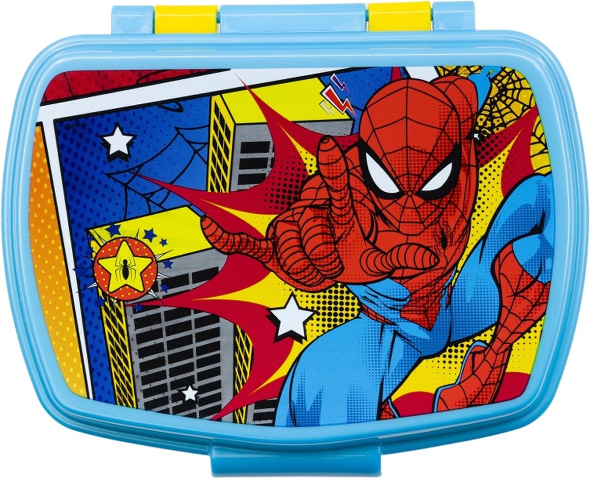 Spiderman Lunchbox - Arachnid Grid -Broodtrommel