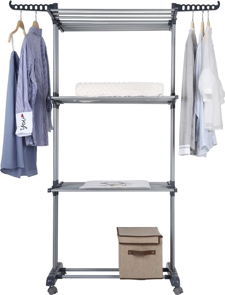 Luxe wasrek – droogrek – inklapbaar - wasdroogrek