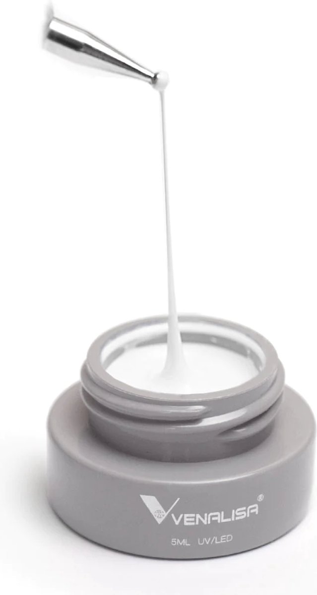 Goedkoopste Venalisa Spider UV Gel Wit - 5 gram - Witte Spider Gel - Nail Art - Spidergel - Venalisa Gellak - Gellak Nagellak