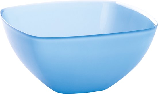 Juypal Serveerschaal/slakom - blauw - 2,75 liter - kunststof - D22,5 x H9,5 cm