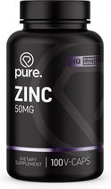 PURE Zinc Picolinate - 100 vegan capsules - picolinaat - mineralen