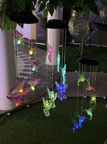 Dailyiled - éclairage solaire ange - LED - multicolore - éclairage d'ambiance - carillons éoliens