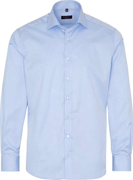 ETERNA modern fit overhemd - niet doorschijnend twill heren overhemd - lichtblauw - Strijkvrij - Boordmaat: 39