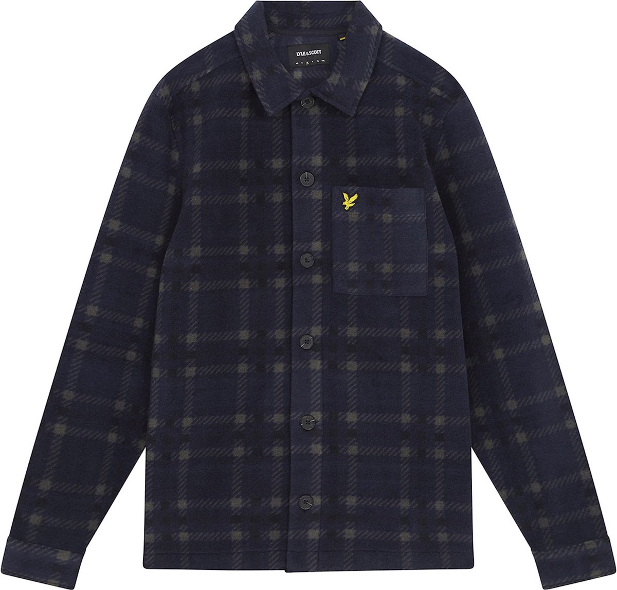 Lyle & Scott - Hemd - Maat S - Mannen - Z271 Dk Navy -