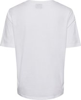 Pieces Ria Ss O-Neck T-Shirt Bright White Pearl Hea WIT S