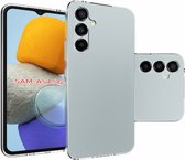 Geschikt Voor Samsung Galaxy A54 Hoesje - Backcover - TPU Siliconen Case - Telefoonhoesje A54 - Doorzichtig - Anti Verkleuring - Anti Geel - Transparant