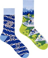 Mismatched sokken - Bicycles / Fiets - 2 verschillende sokken - maat 40/43