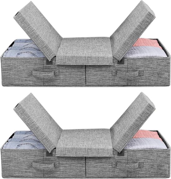 Opbergboxen voor Onder het Bed - kledingopbergbox  Opvouwbare Opbergbakken... | bol