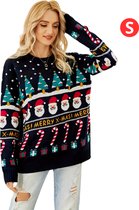 Livano Kersttrui - Dames - Foute Kersttrui - Christmas Sweater - Kerst Sweater - Christmas Jumper - Pyjama - Winter - Maat S - Schattig