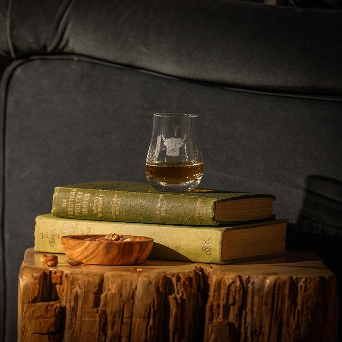 Just Slate Company Whiskyglas Proefglas Schotse Hooglander - Glas - With love from Scotland