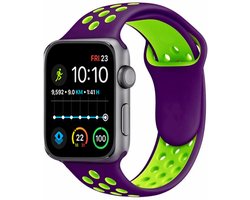 Royal Supplies RF-93 - Smartwatch - Smartwatch Dames - Smartwatch Heren - Screenprotector- Groen/Paars